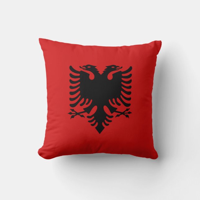 Coussin du drapeau albanais x (Recto)
