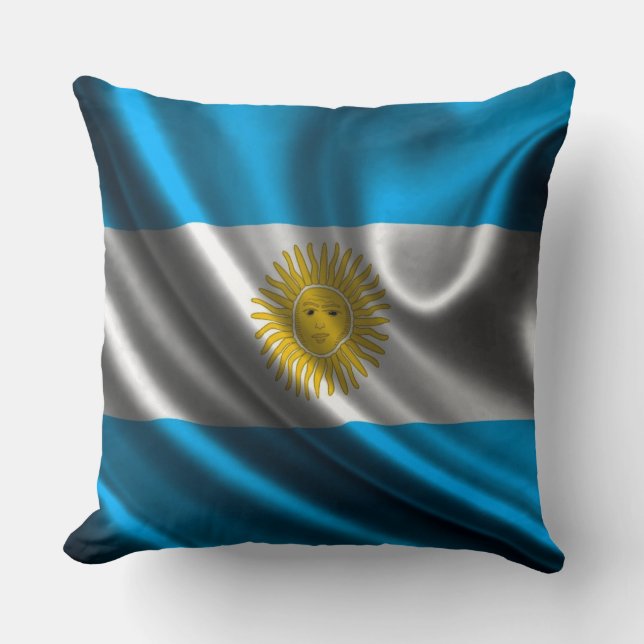 Coussin du drapeau argentin (Recto)