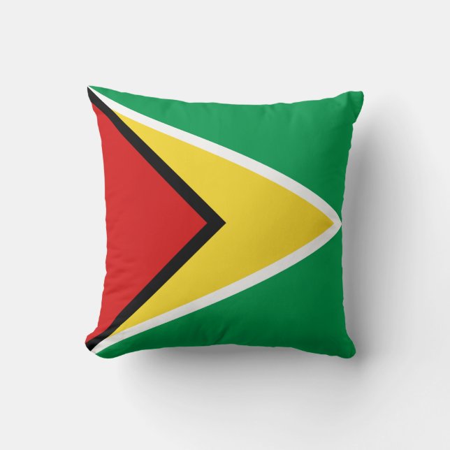 Coussin du drapeau de Guyana (Recto)