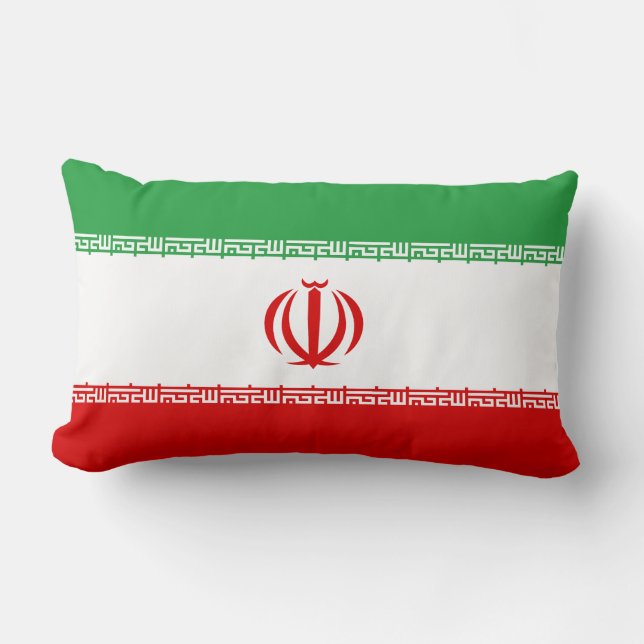 Coussin du drapeau iranien (persan) (Recto)
