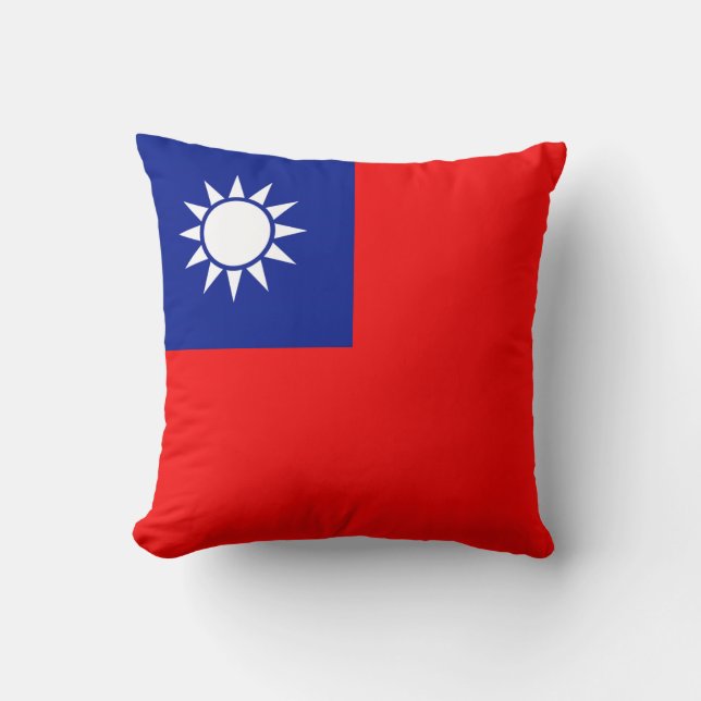 Coussin du drapeau taïwanais x (Recto)