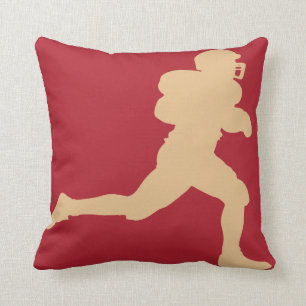 coussin du football de l'or 49er