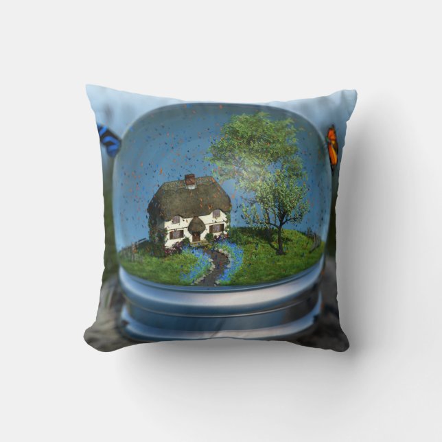 Coussin du globe papillon (Recto)