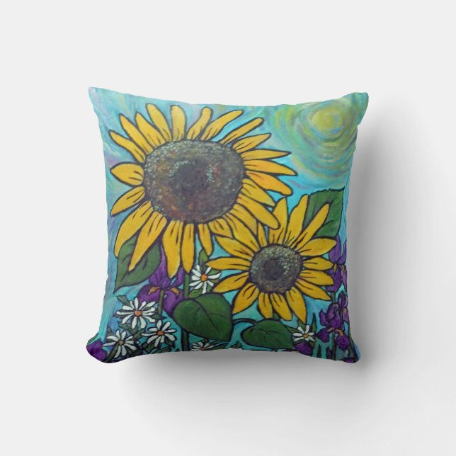 Coussin du jardin de tournesol (Recto)
