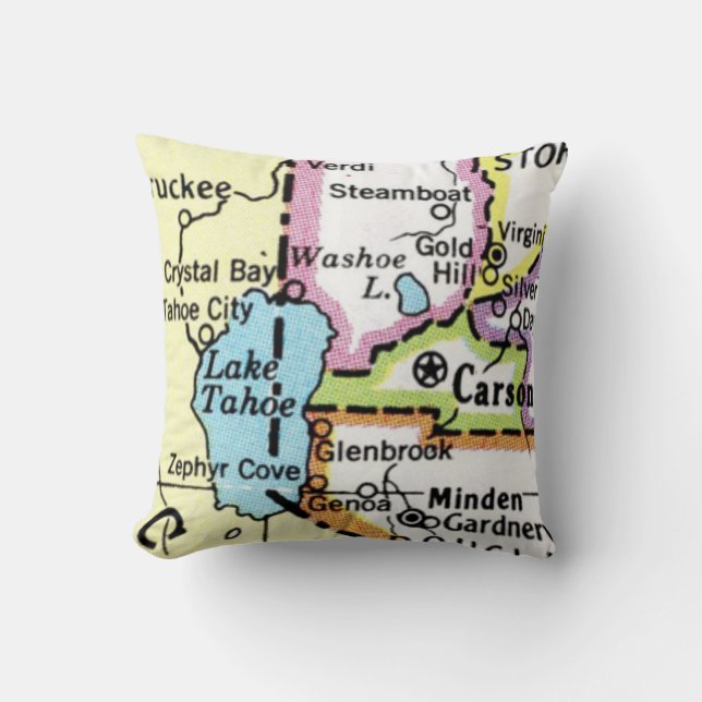 Coussin du lac Tahoe (Recto)