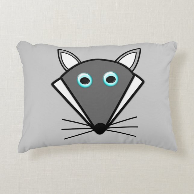 Coussin du loup d'Halloween (Devant)