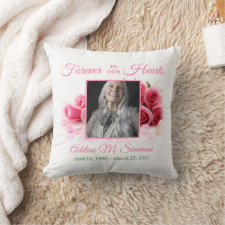 Coussin du mémorial de Roses roses