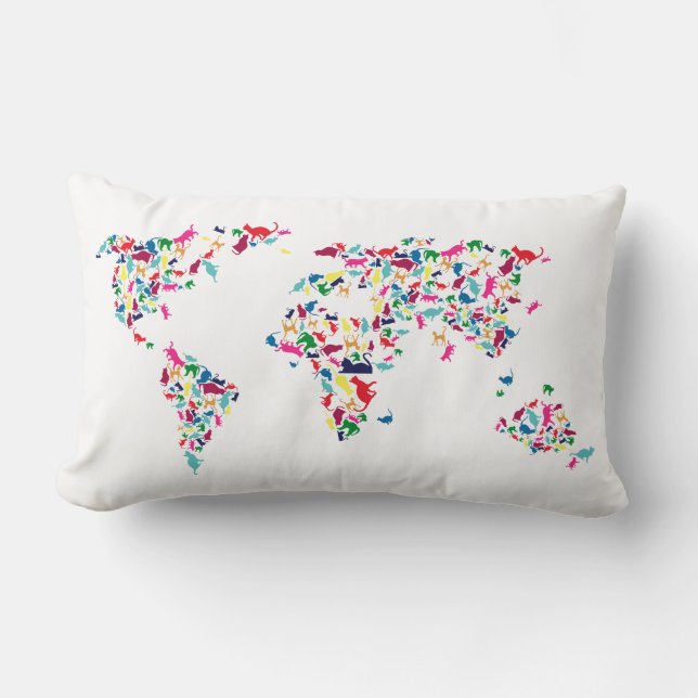 coussin du monde de chats (Recto)