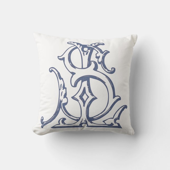 Coussin du monogramme SL/LS (Recto)