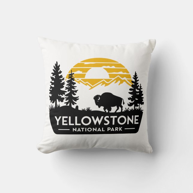 Coussin du parc national Yellowstone (Recto)