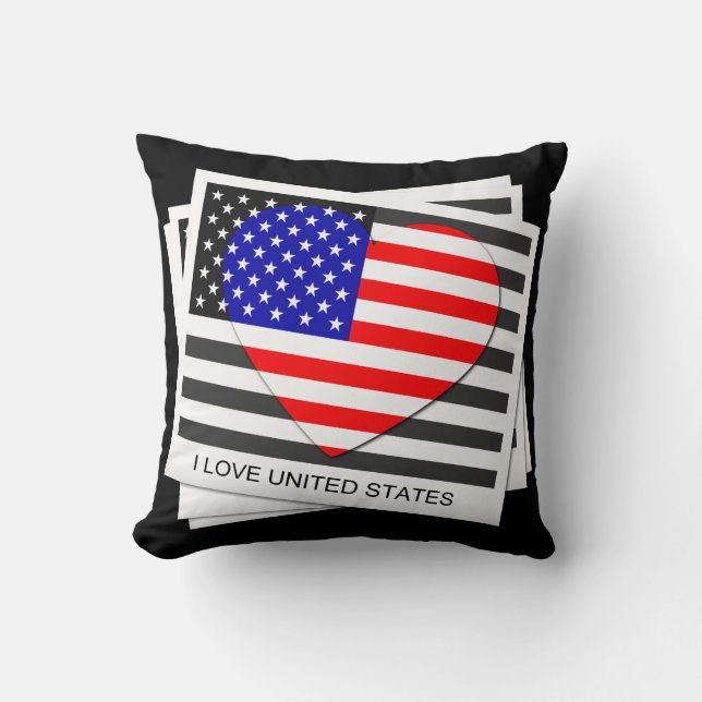 Coussin du pavillon des États-Unis (Recto)