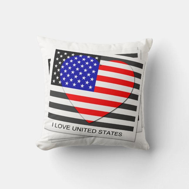 Coussin du pavillon des États-Unis (Recto)