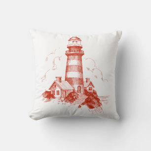 Coussin du phare rouge