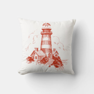 Coussin du phare rouge