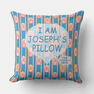 Coussin Du pop-corn personnalisable amusant et fantaisie