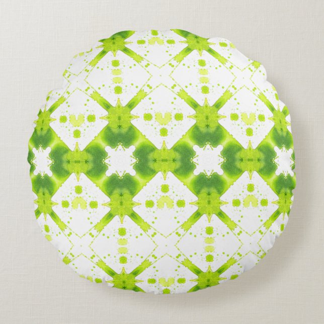 Coussin du rez-de-chaussée de Mandala verdoyant (Devant)