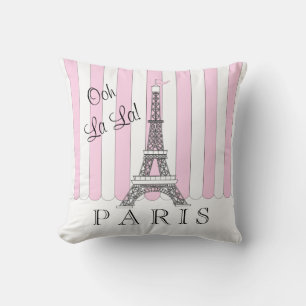 Coussin Du rose   Paris de Tour Eiffel La blanche de La oh
