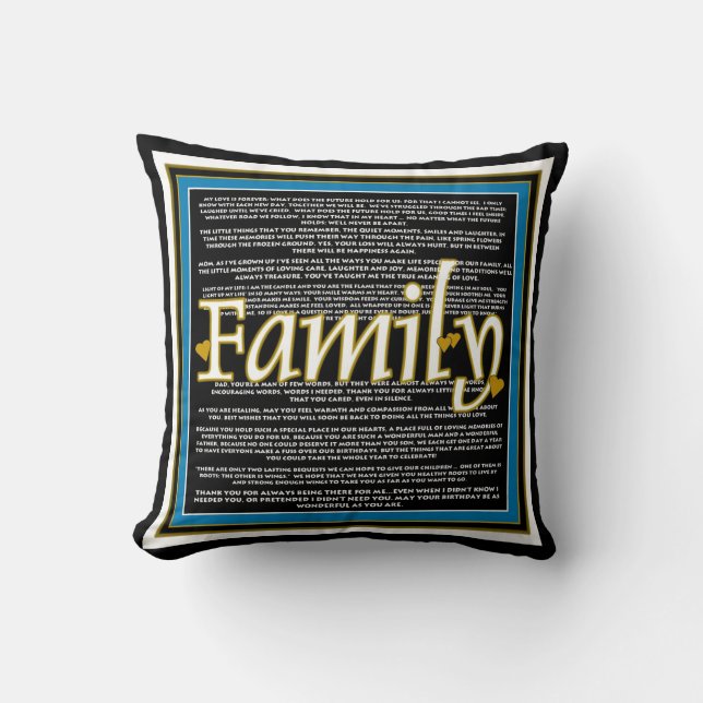 Coussin du sentiment familial (Recto)