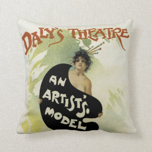 Coussin ~ du théâtre du Daly le modèle d'un artiste