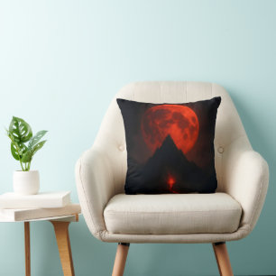 Coussin du volcan de la lune de sang
