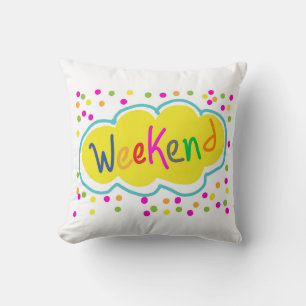 coussin du week-end