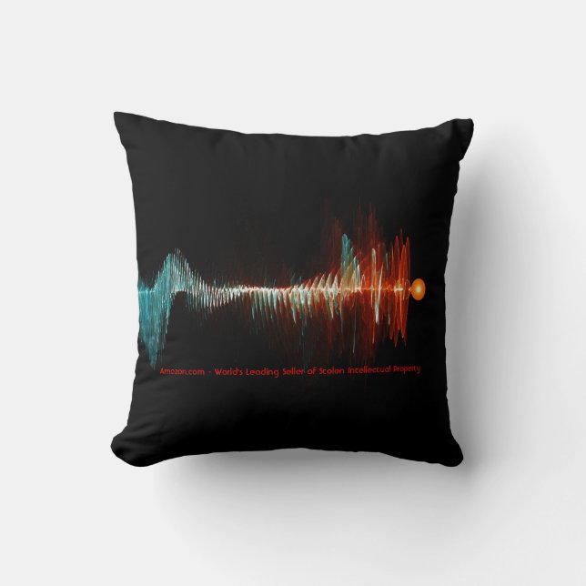 Coussin Dualité de la vague de particules (Recto)