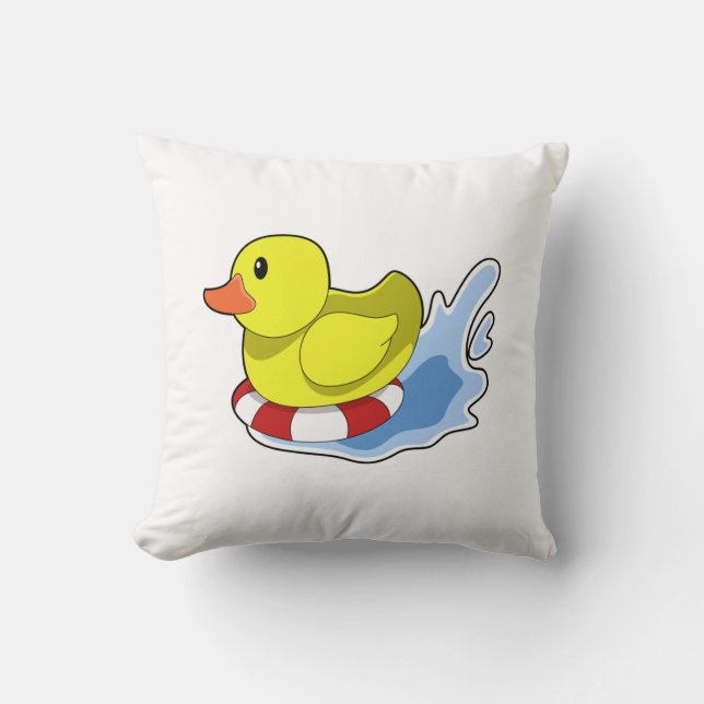 Coussin Duck with Swim ring à Water.PNG (Recto)