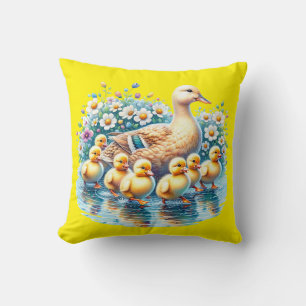 Coussin "Duckling Parade"