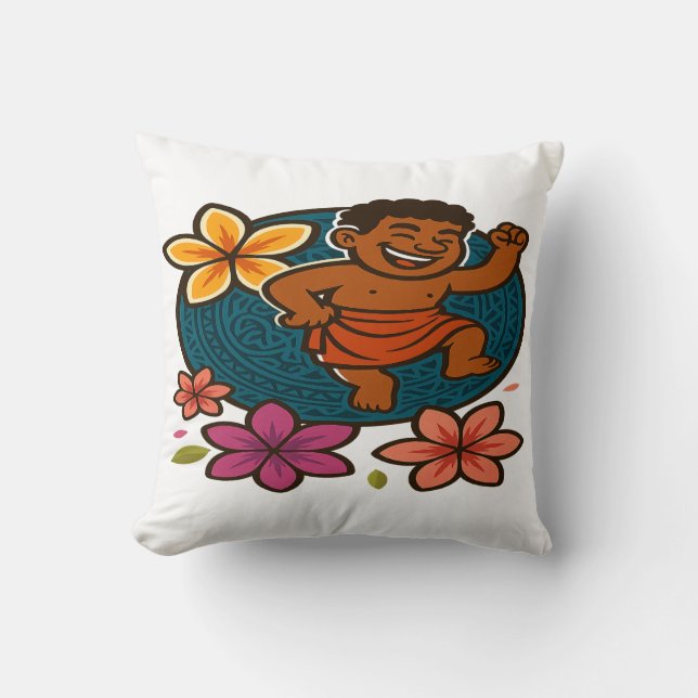Coussin Dumi Danseur heureux (Recto)