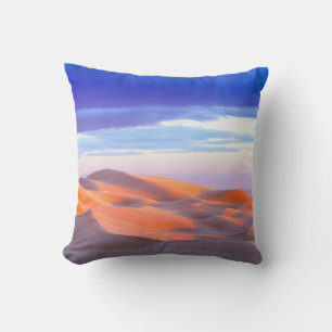 Coussin Dunes de sable de Glamis au coucher du soleil
