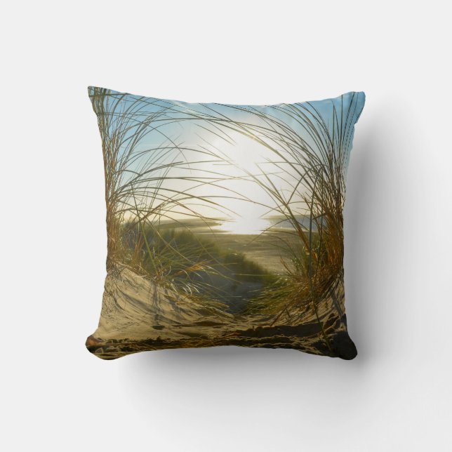 Coussin Dunes et mer (Recto)