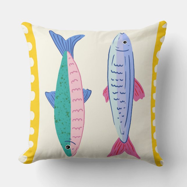Coussin Duo de sardines (Recto)