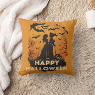 Coussin Duo d'Halloween