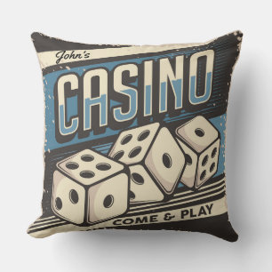 Coussin Dus Casino Personnalisé Anniversaire