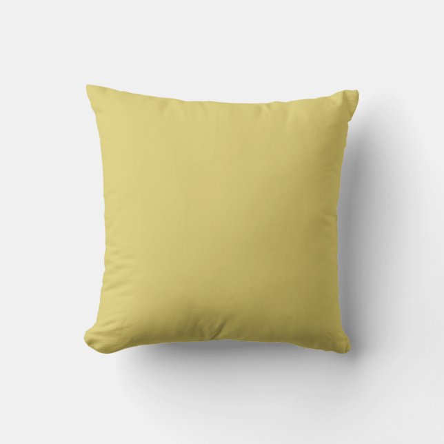 Coussin Dusty Golden Yellow Color (Recto)