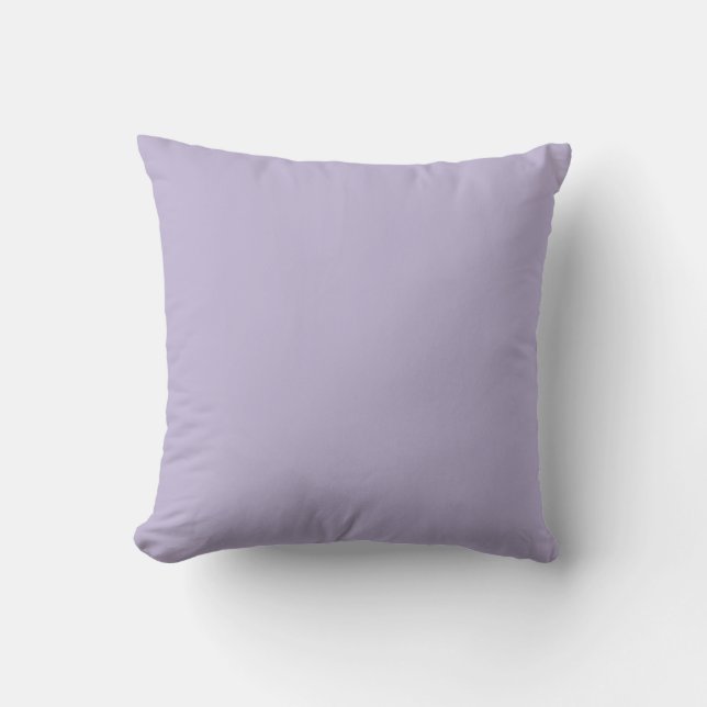 Coussin Dusty Lavender couleur solide (Recto)
