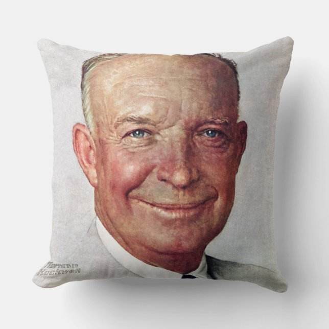 Coussin Dwight David Eisenhower (Recto)