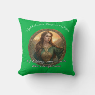 Coussin Dwynwen la patronne des amoureux