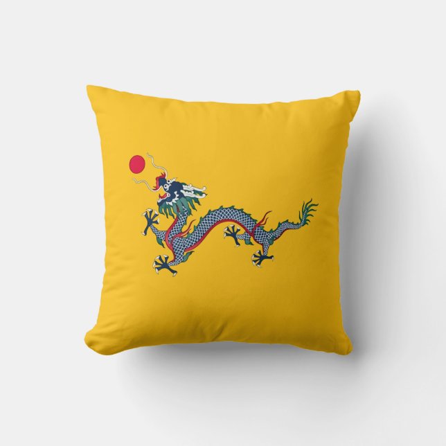 Coussin Dynastie Qing de Chine  (Recto)