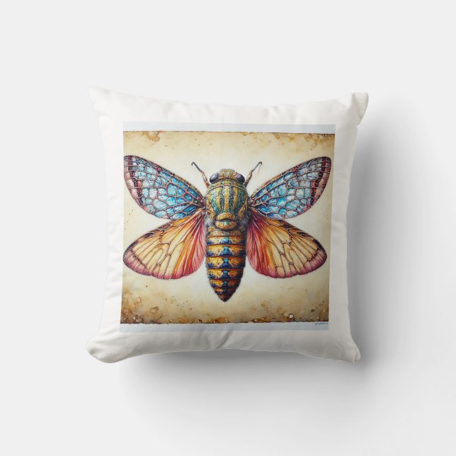 Coussin Dysaules 131024IREF211 - Watercolor (Recto)