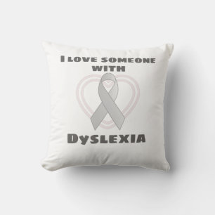 Coussin Dyslexie Sensibilisation J'Aime Quelqu'Un Avec Dys