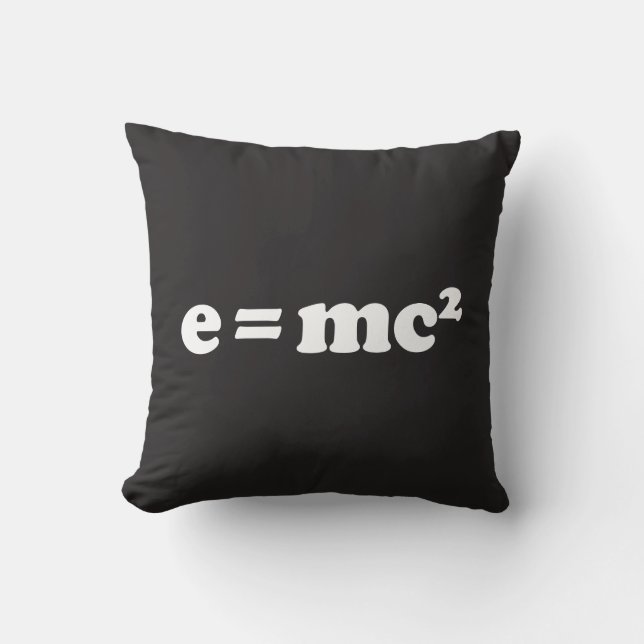Coussin e = mc2 (Recto)