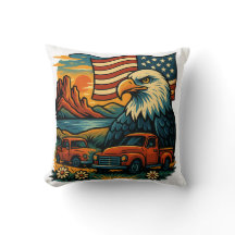 Eagle Glory Tee Vintage - Drapeau américain patrio