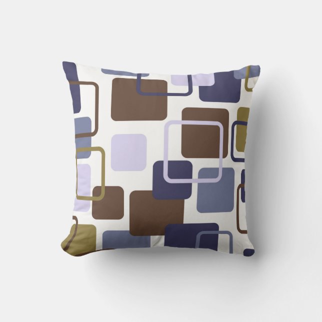 Coussin Eames modernes rectangles 5 (Recto)