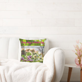 Coussin Earth Day Gift 🌸Mystical Flower  |　Throw Pillow 