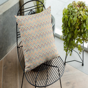 Coussin Earthy Chevron Elegance