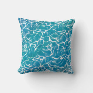 Coussin Eau bleue