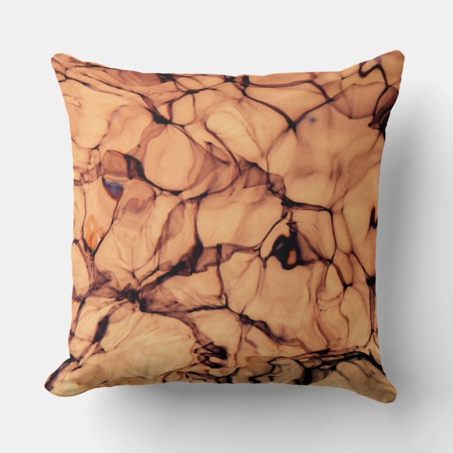 Coussin Eau bleue étincelante inversée (Recto)