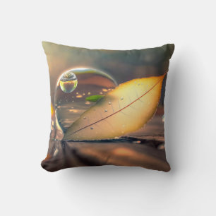 Coussin Eau de feuilles Calme Nature Tranquille Saison pai