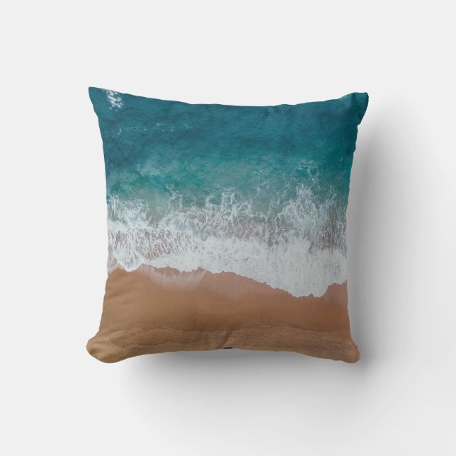 Coussin Eau du corps bleu (Recto)
